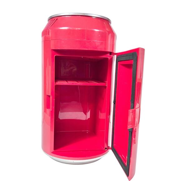 Coca Cola Coke Can Mini Fridge Refrigerator Portable Cooler 15” - Picture 4 of 15